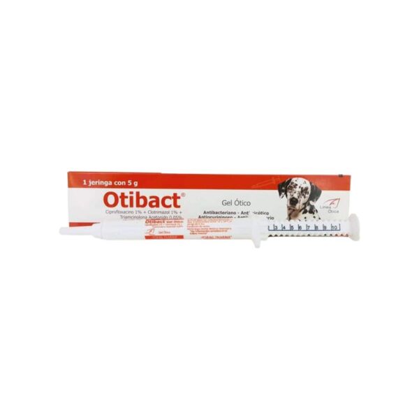 Otibact es una solución avanzada para el tratamiento de otitis externas en perros, diseñada para combatir infecciones mixtas y proporcionar alivio efectivo. Este gel ótico combina propiedades antibacterianas, antimicóticas, antipruriginosas y antiinflamatorias para tratar tanto otitis agudas como crónicas. Otibac no solo aborda la infección, sino que también alivia los síntomas asociados como eritema, prurito y secreción, mejorando significativamente el bienestar de tu mascota.