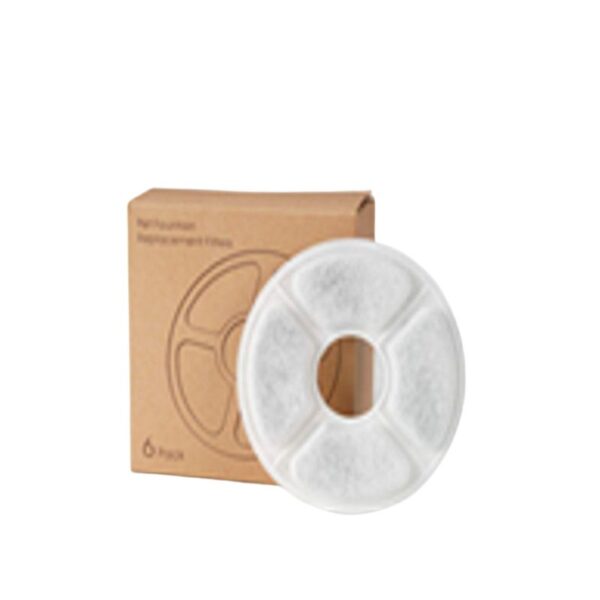 Pack 6 Filtros Brote de Soya unidades son los repuestos para tu filtro de fuente brote de soya. Contienen resina y carbón volcánico, que pueden filtrar la suciedad con más eficacia que otros filtros de carbón activo normales. Eficaz para filtrar el cabello, metales pesados, mantiene el agua fresca y mejora el sabor del agua.