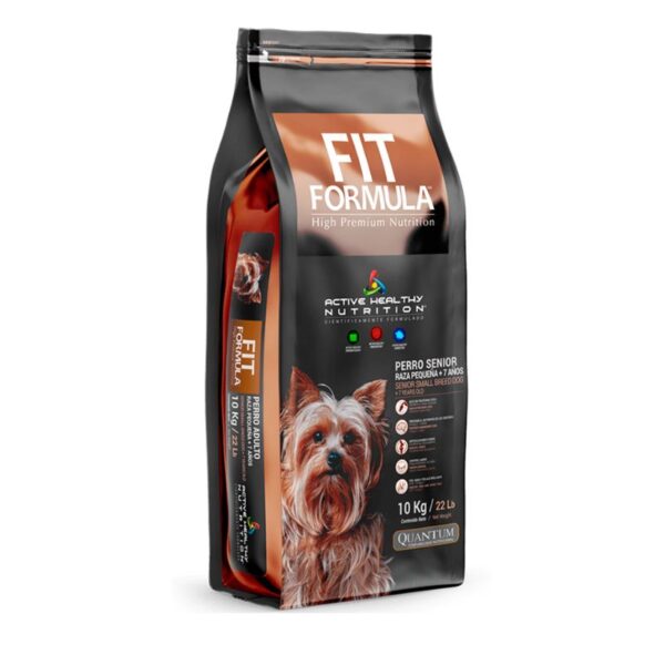 Alimento Fit Formula Senior ha sido especialmente desarrollado para mantener y mejorar la calidad de vida de su mascota en edad avanzada. Este alimento premium para perros de raza pequeña aborda las necesidades nutricionales específicas de los perros mayores, quienes a menudo enfrentan una disminución en su metabolismo, pérdida de masa muscular y otros desafíos relacionados con la vejez. Con ingredientes seleccionados y formulaciones innovadoras, Fit Formula Senior proporciona todo lo necesario para que su compañero peludo se sienta activo y saludable en esta etapa de su vida.