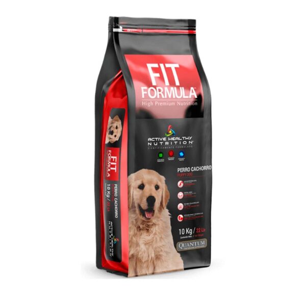 Fit Formula Cachorro es un alimento completo y balanceado diseñado específicamente para satisfacer todos los requerimientos nutricionales de su cachorro, desde el destete hasta su adultez. Este alimento también es ideal para hembras preñadas y en período de lactancia, asegurando que tanto la madre como sus cachorros reciban la nutrición necesaria para un desarrollo saludable. Con ingredientes de alta digestibilidad, Fit Formula Cachorro apoya el crecimiento óptimo de su mascota y promueve su bienestar general.