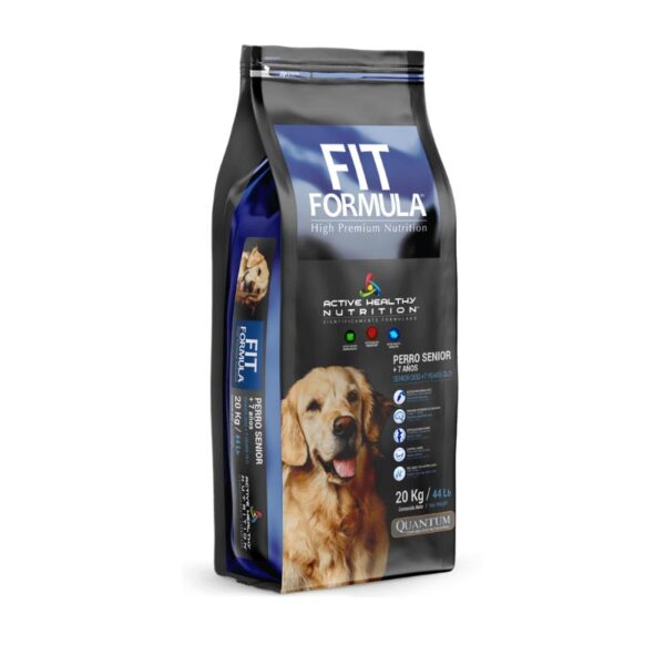 Fit Formula Senior 20 KG ha sido especialmente desarrollado para mantener y mejorar la calidad de vida de su mascota en edad avanzada.