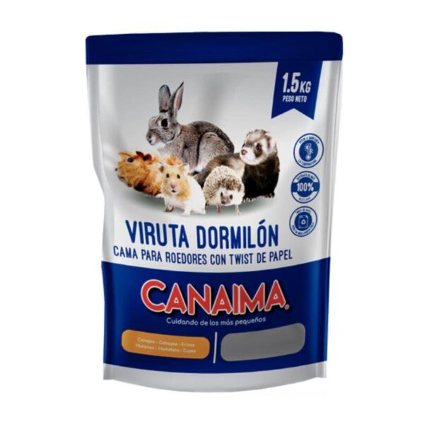 Viruta para Roedores Dormilón es una viruta vegetal 100% natural de sustrato de choclo cons twist de papel, que permite mantener un hábitat limpio y acogedor para su mascota.