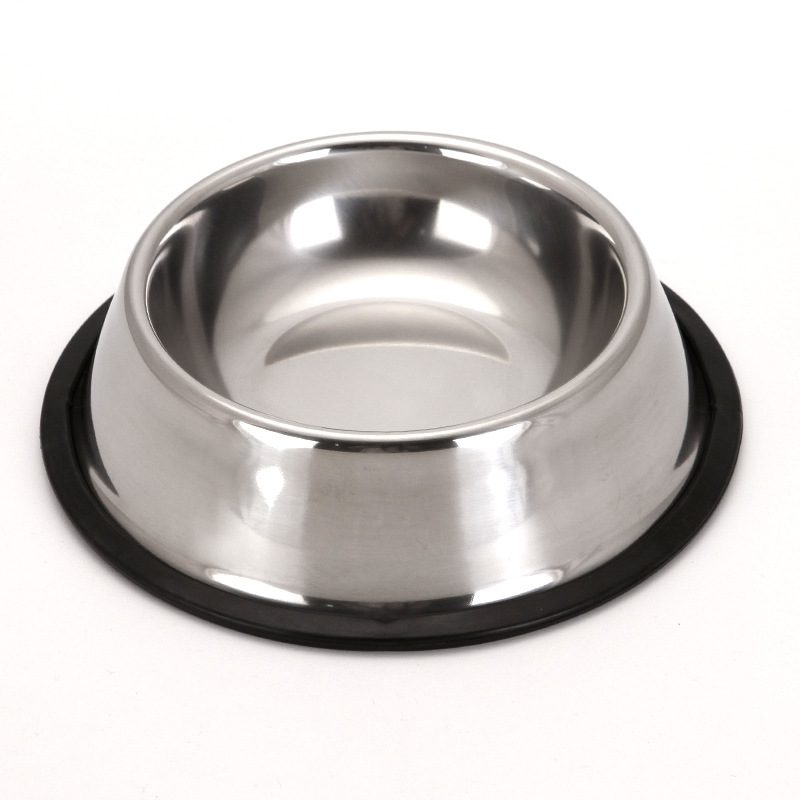 Plato-Acero-Inoxidable-Perro Plato Acero Inoxidable Perro 10 cm de diametro
