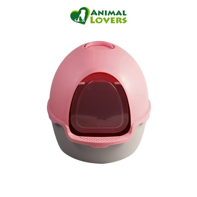 baño-cerrado-para-gatos-rosa.jpg Baño Cerrado para Gatos Rosa rodea a los gatos por todos los lados, asegurando su privacidad mientras mantiene los suelos libres de arena. La entrada elevada evita que la arena se disperse mientras las mascotas entran y salen. Este arenero es de gran tamaño, otorgando un espacio adecuado para tu mascota. Además su diseño elegante combinara con los espacios de tu hogar.