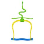 Columpio para pajaros Plastico con ojas 2 1