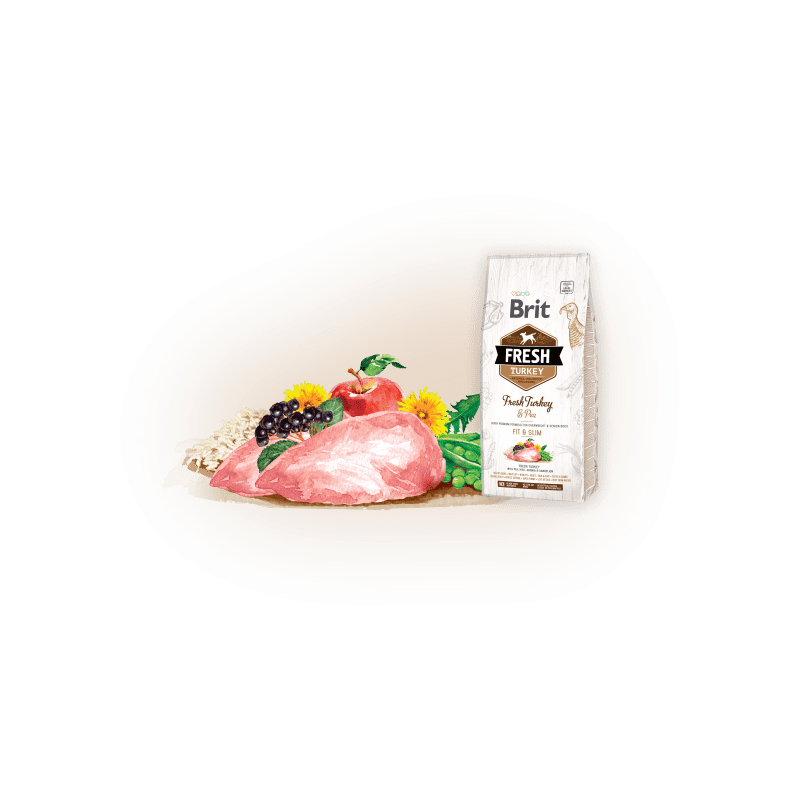 brit fresh turkey with pea adult fitslim 2 1