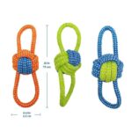 cuerda con pelota dos agarre colores 1