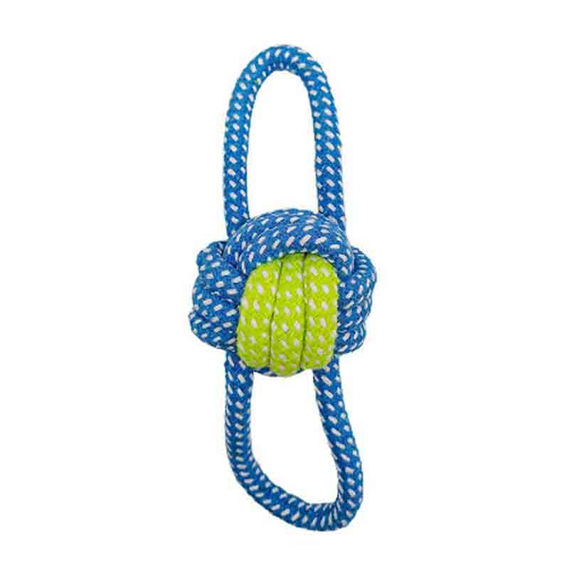 cuerda pelota dos agarre azul 1