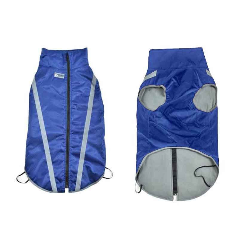 parka Perros Reflectante Cierre azul 3