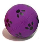 pelota goma morada patita 1