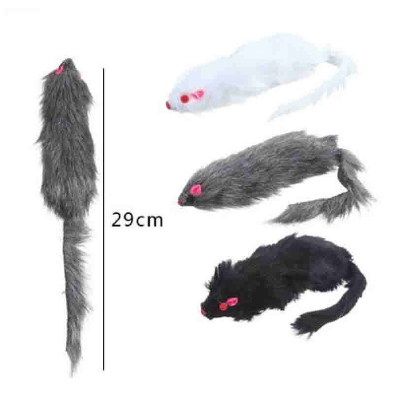 Juguete Gato Ratón con Piel