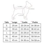 tabla de medidas parka acolchada 1