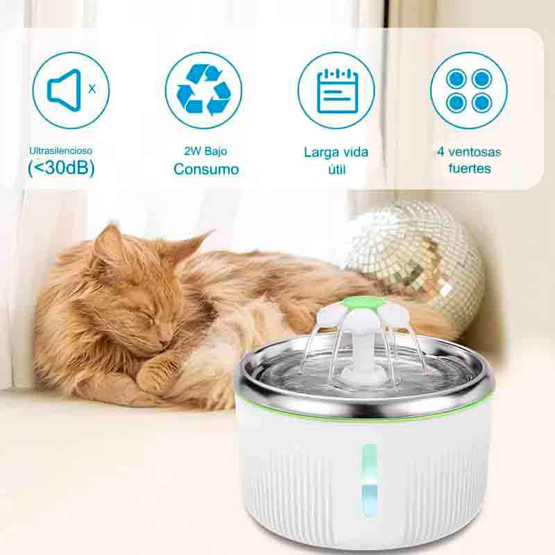 bebedero gato inox 7 10