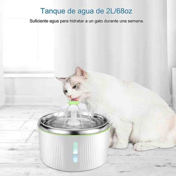 bebedero gato inox 7 5