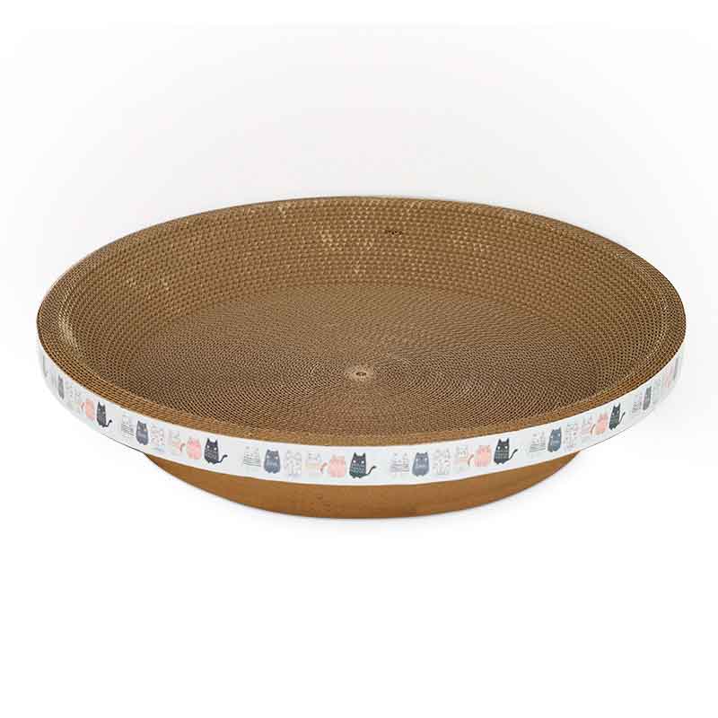 Rascador Cama Circular Rascador Cama Circularr para Gatos es el accesorio perfecto para satisfacer los instintos naturales de tu felino mientras le brinda un lugar cómodo para descansar. Este innovador producto combina la funcionalidad de un rascador de cartón con la comodidad de una cama, proporcionando a tu gato horas de entretenimiento y un refugio acogedor para relajarse.