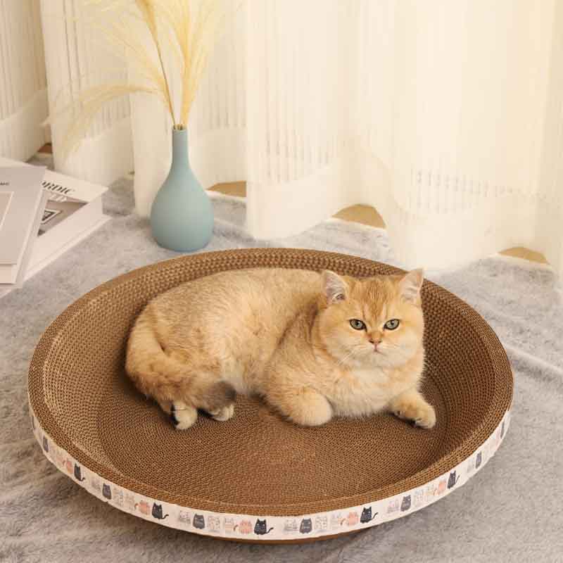 rascador-Cama-Circular-Cartón-7-6 rascador Cama Circular Carton 7 6