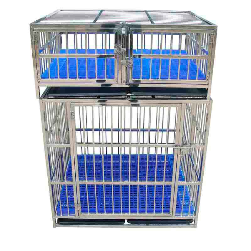 Jaulas para Hospitalización Veterinaria son jaulas  resistentes para perros, están hechas de acero inoxidable y tienen todas las piezas soldadas, lo que significa que nuestra jaula para perros puede evitar que incluso los perros  se escapen.