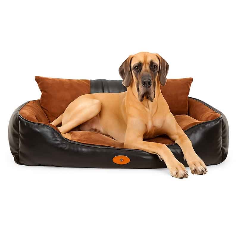 cama para perros grandes cuerina xxl 6