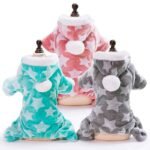 enterito para perro diseno estrellitas verde 3