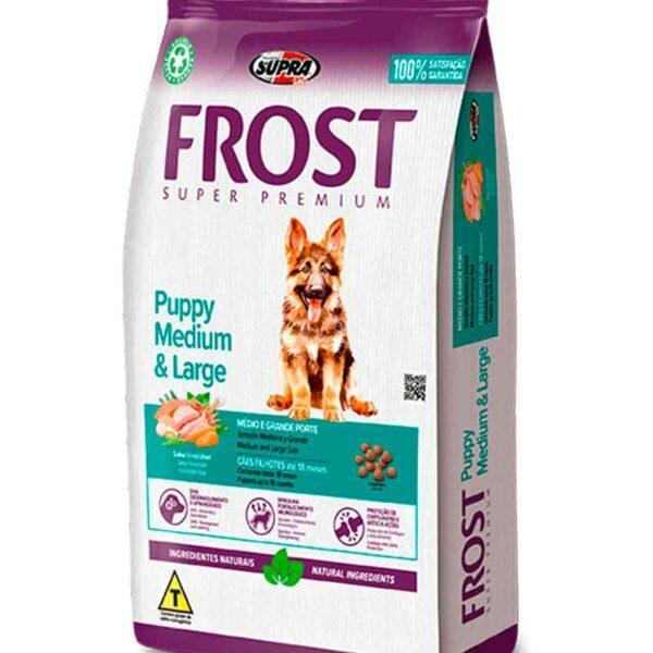 Frost puppy Medium Large alimento para cachorros medianos y grandes con DHA
