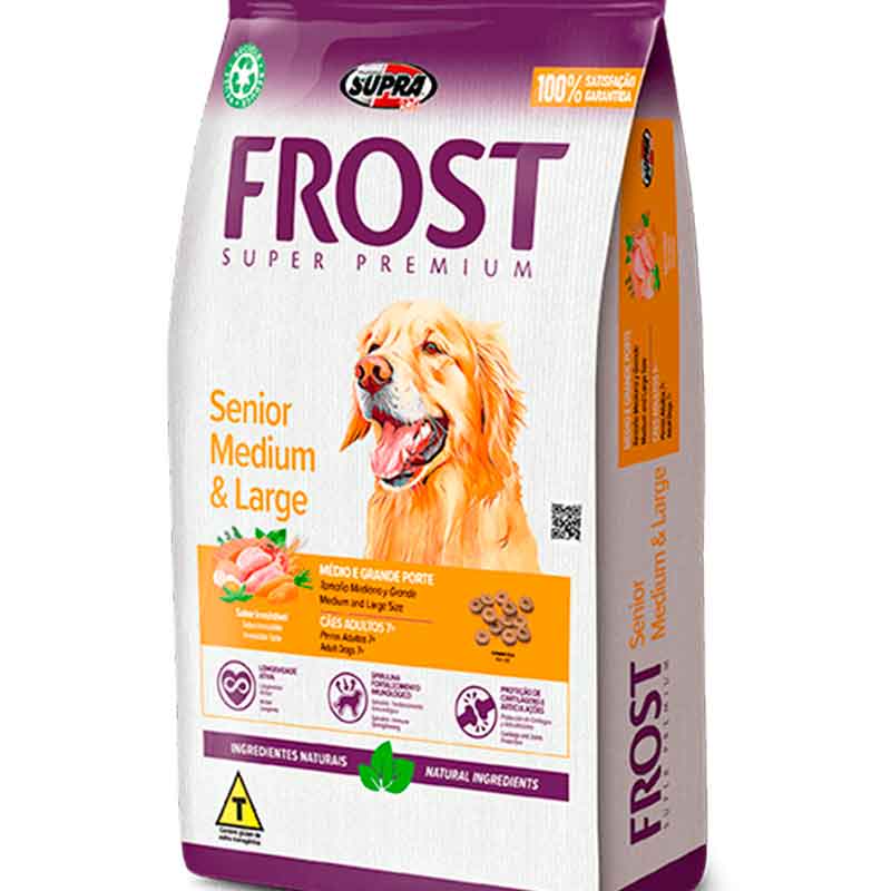 Frost Senior Medium Large | Alimento para Perros Senior Frost Senior Medium Large alimento super premium para perros senior de razas medianas y grandes