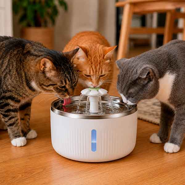 fuente para gatos 2